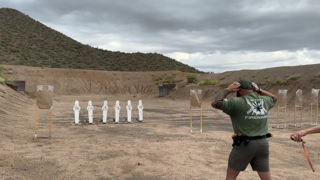 Fast makeup on steel and almost forgot the reload