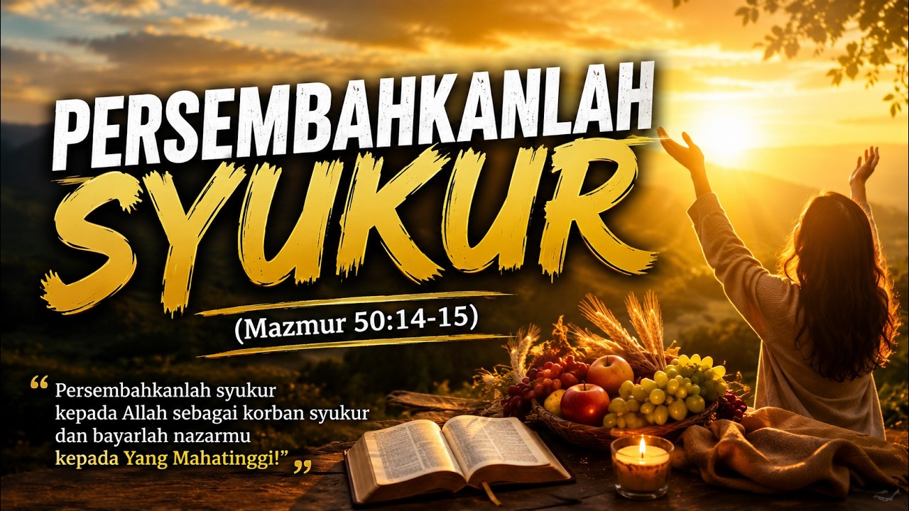 Persembahkanlah Syukur