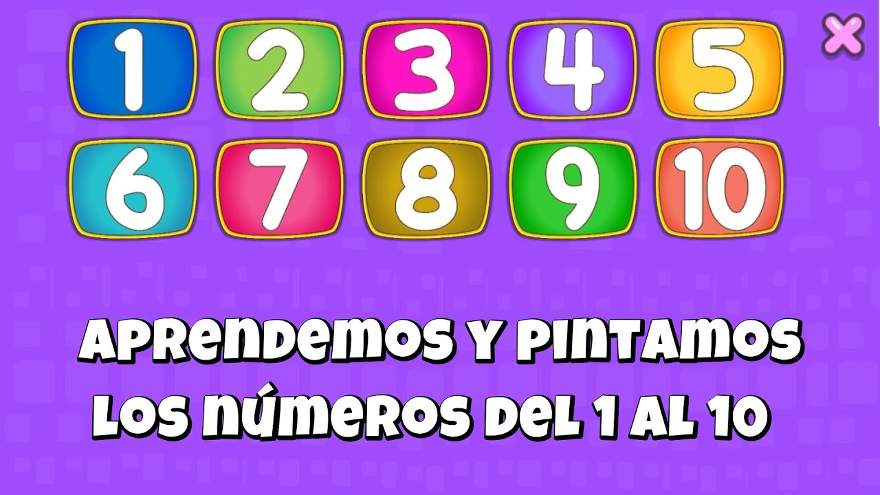 Aprendemos y pintamos los números del 1 al 10 🎨✨ | Magic Colors