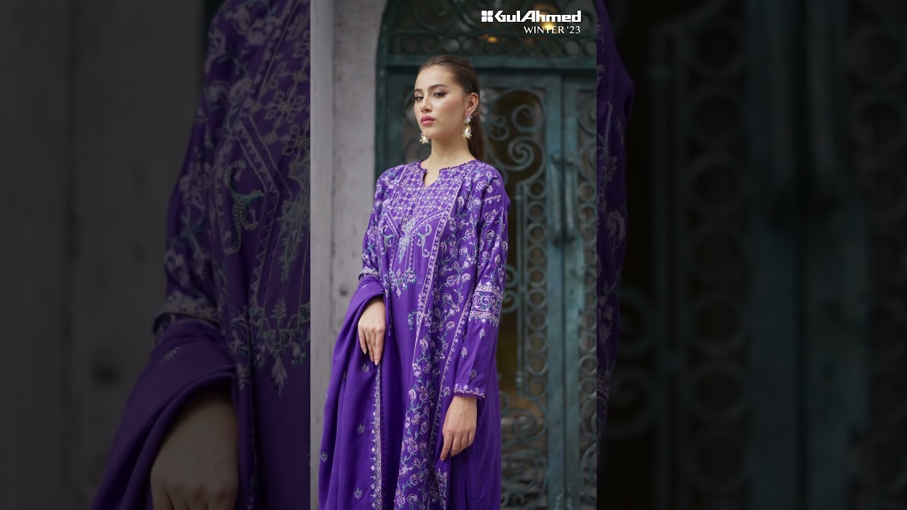 Gul Ahmed's Winter Luxe Unstitched Collection' 23
