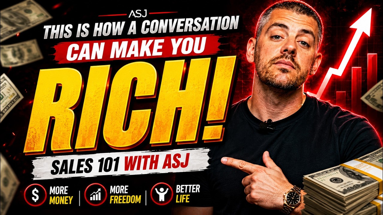 Sales Is Just a CONVERSATION (Most People MISS THIS!) | Sales 101 with ASJ