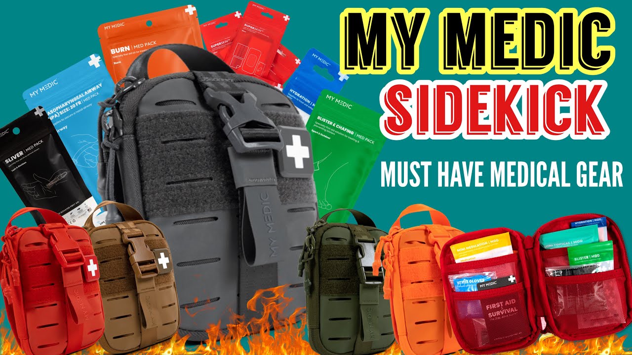 GEAR EVERYONE NEEDS | My Medic SideKick Review | Medical EDC First Aid Kits + Built-In Carry Strap