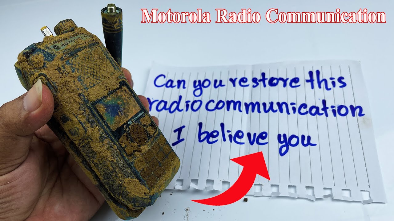 Restoration Radio Communication Very Old | Restore Motorola Radio Communication