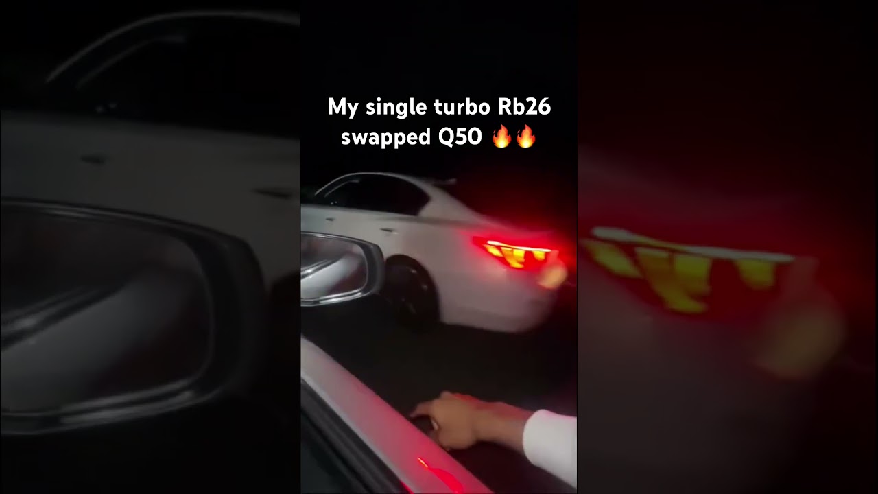 RB26 Swapped Q50 #automobile #boost #drift #boosted #2jz #q50 #viral #vr30 #b58