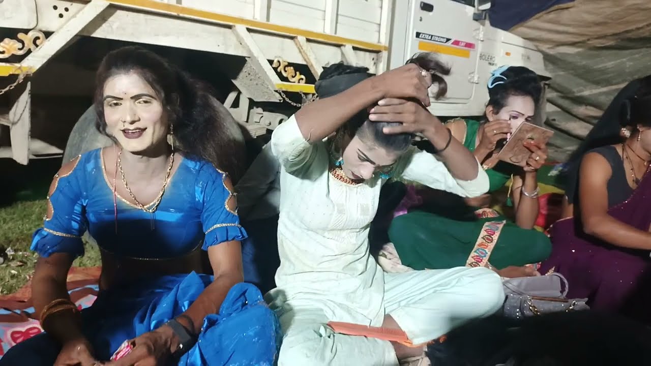 एक नहीं 4 डांसरों का || फुल मेकअप वीडियो || कमलेश नथुवापुर की नौटंकी 