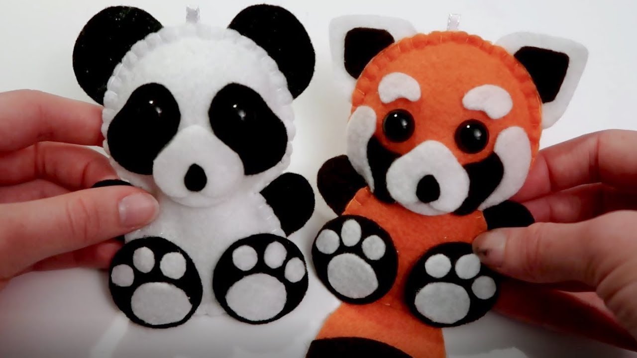 Panda Bear Plush Tutorial 🐼 | Easy & Cute Felt Craft