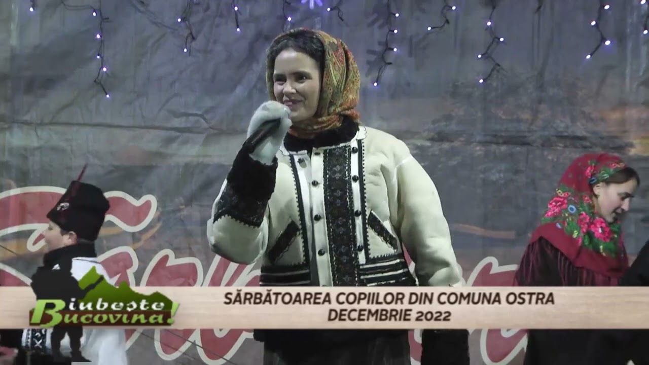 22 12 08 Iubeste Bucovina   SARBATOAREA COPIILOR DIN COMUNA OSTRA