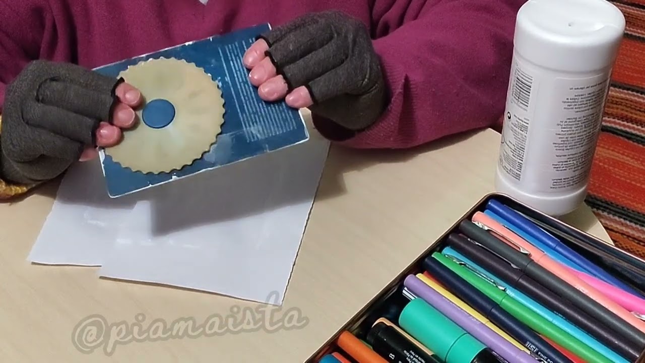 100 Päivää osa 43 - tekeminen tekee hyvää! Parkkikiekkotaidetta. 