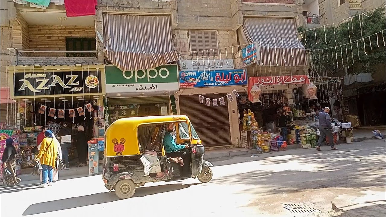 جولة سريعة فى الشوارع الجانبية من شارع رضوان فى الهانوفيل العجمى 