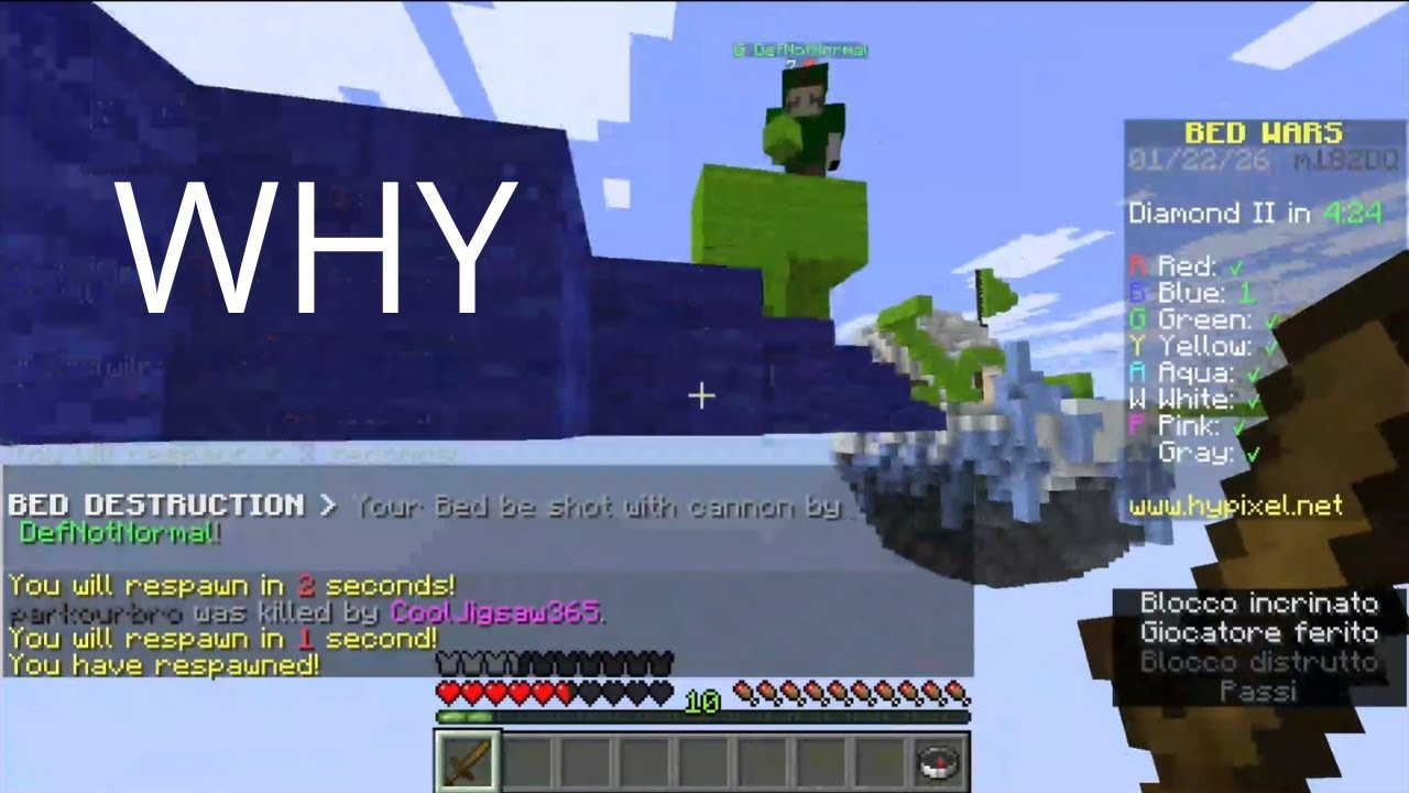 Ma io PERCHE' gioco le BEDWARS di MINEPLEX???? - Minecraft Minigames