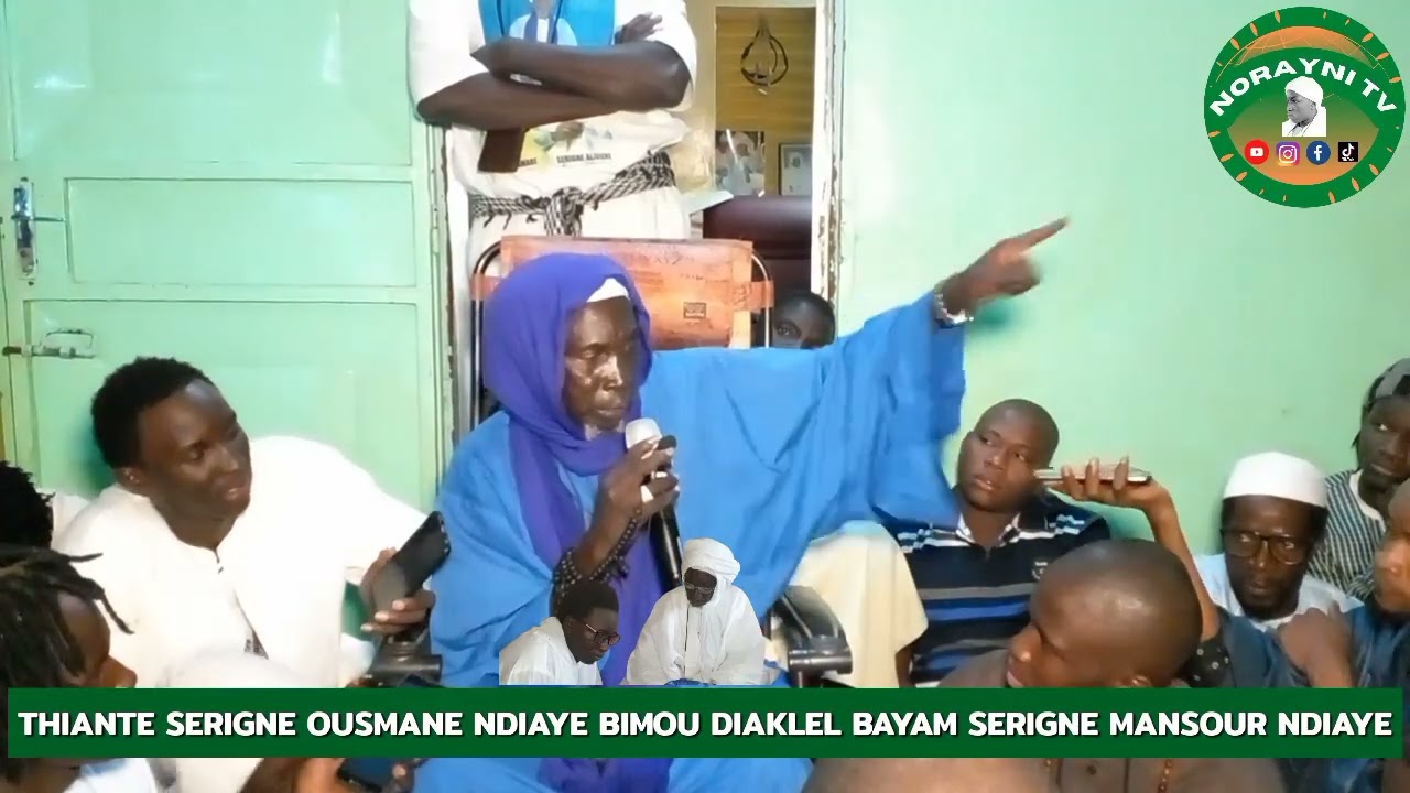THIANTE SERIGNE OUSMANE NDIAYE BIMOUY DIAKLEL BAYAM SERIGNE MANSOUR NDIAYE: wakhtanou S. mansour 2/2