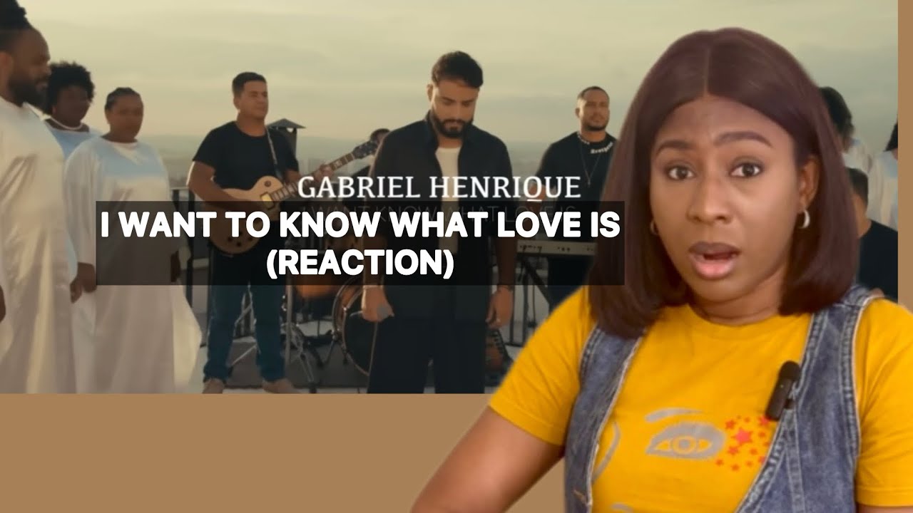 I WANT TO KNOW WHAT LOVE IS- Gabriel Henrique , Coral black to black (REACTION)