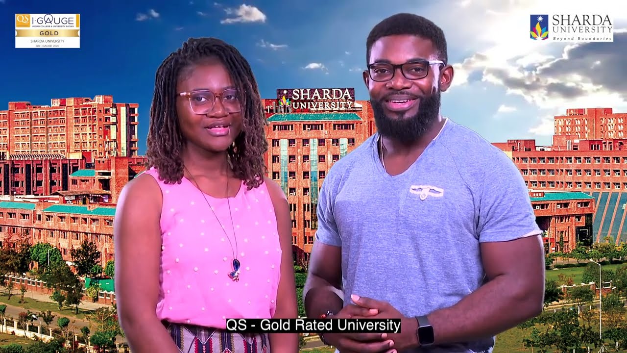 Sharda University | International Student Testimonial |  Tarcisius & Rosemary | Cameroon