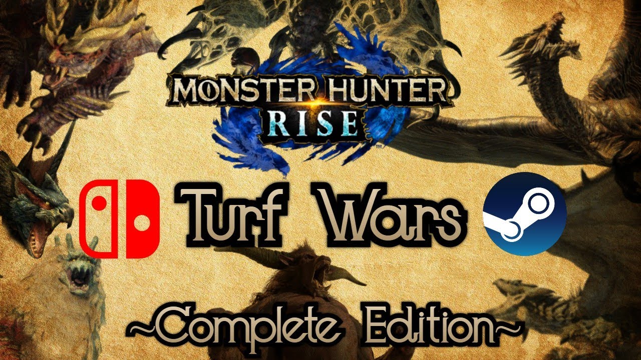 All Monster Hunter Rise Turf War (PC/Nintendo Switch) #sunbreak #steam