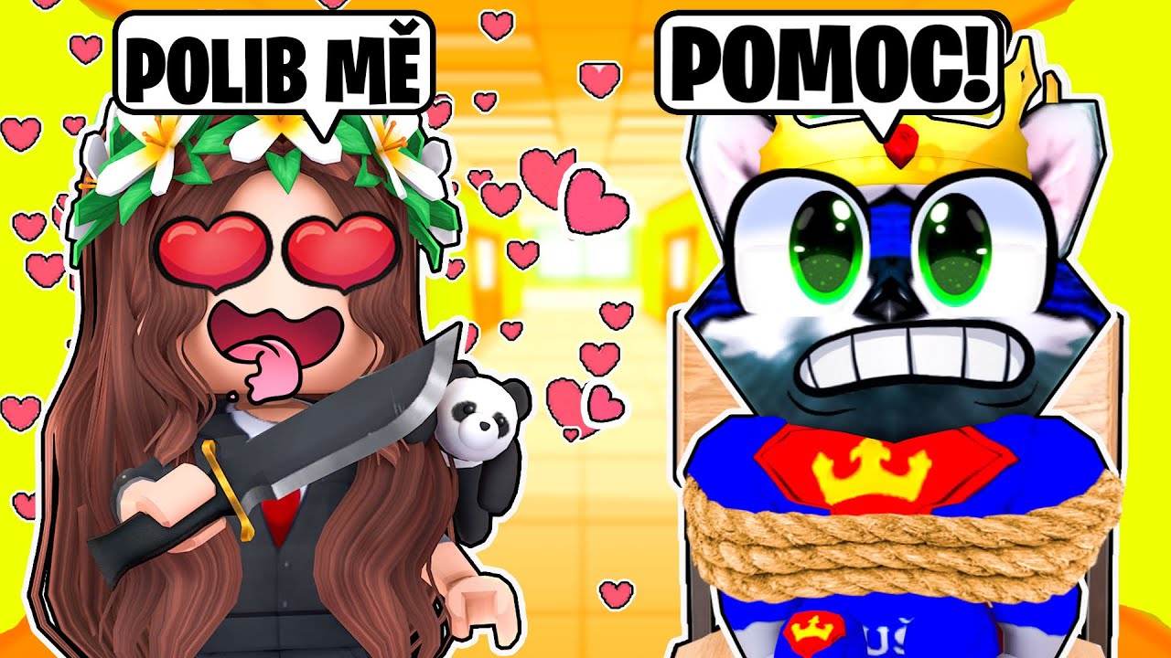 Moje ŠÍLENÁ UČITELKA mě MILUJE 💖!!! Roblox