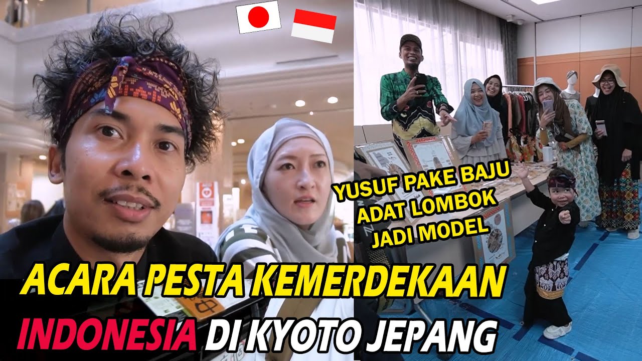 PAKE BAJU ADAT SASAK LOMBOK AJAK ISTRI & ANAK KE ACARA PESTA KEMERDEKAAN INDONESIA !