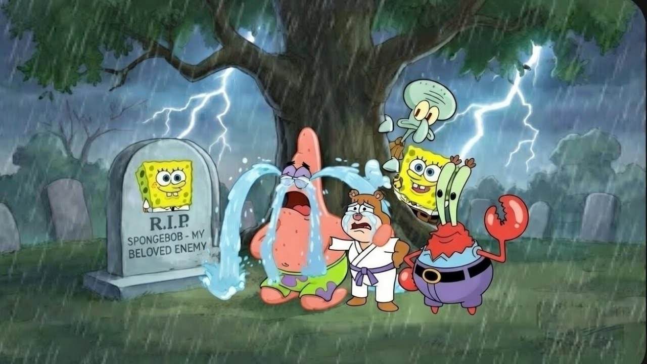 SpongeBob's House BURNS DOWN?!  😱 Friends Say NO...Squidward Sacrifices EVERYTHING ...