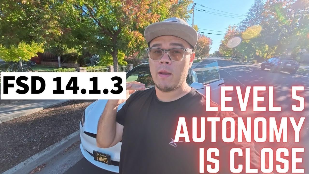 FSD 14.1.3 - Уровень автономности 5 БЛИЗКО