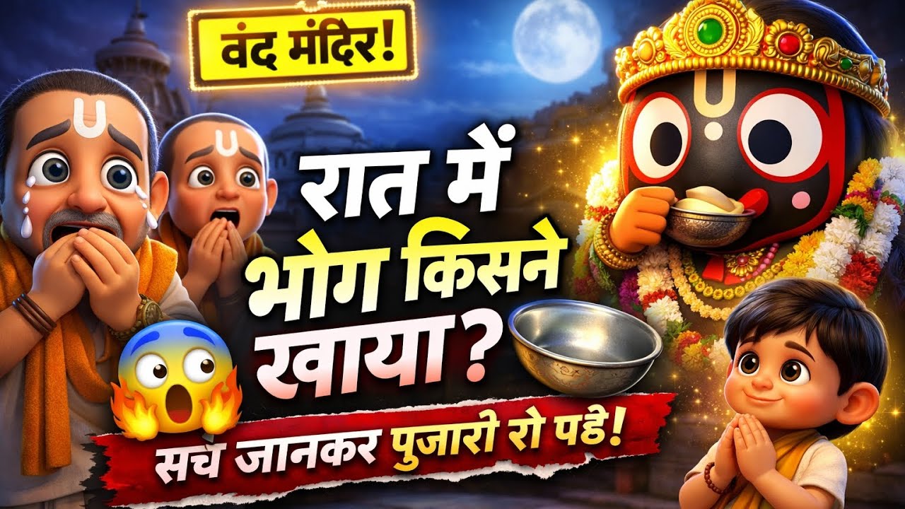 🌙 रात में भगवान का भोग कौन खाता है? जगन्नाथ मंदिर की रहस्यमयी कहानी!