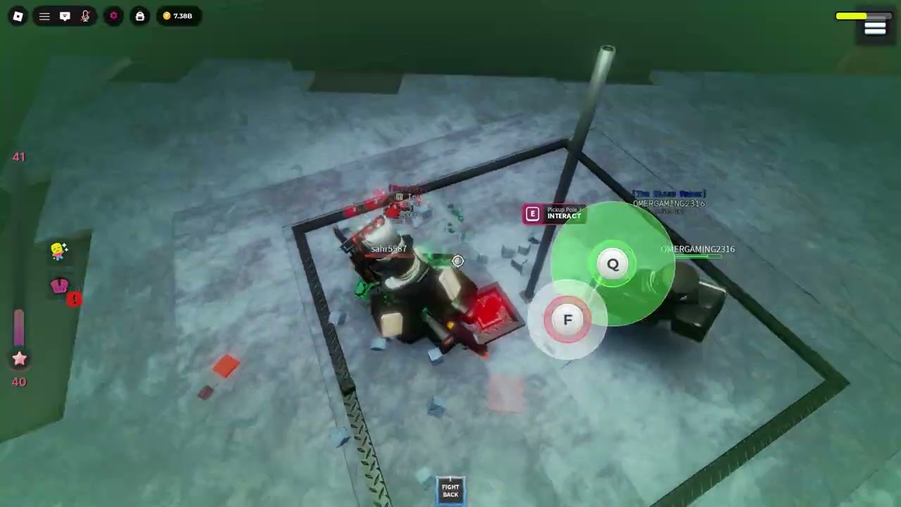 Winning 4v1 in Sky Squid Game | Ink Game (Big brain move at circle pillar)