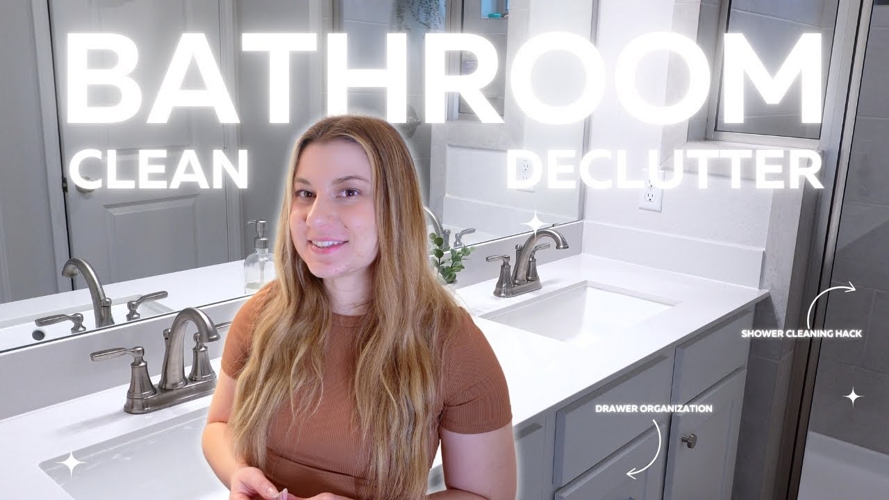 *Extreme* Bathroom Clean & Declutter For the New Year | New House Bathroom Organization