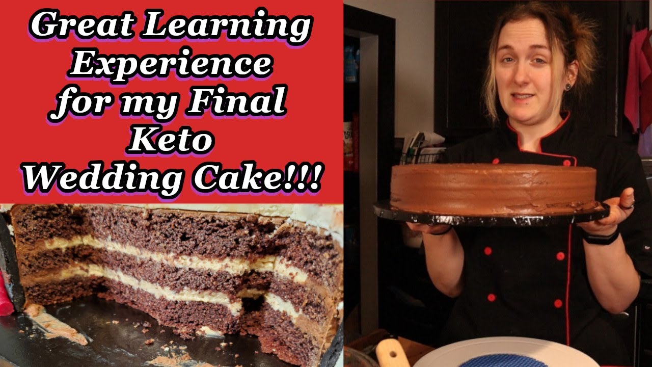 Keto/Gluten Free Wedding Cake with Keto Fondant Recipes-Part 1