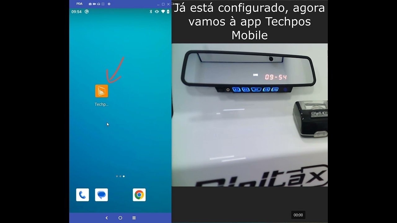 Configura&ccedil;&atilde;o do Digitax com o TechPos Mobile