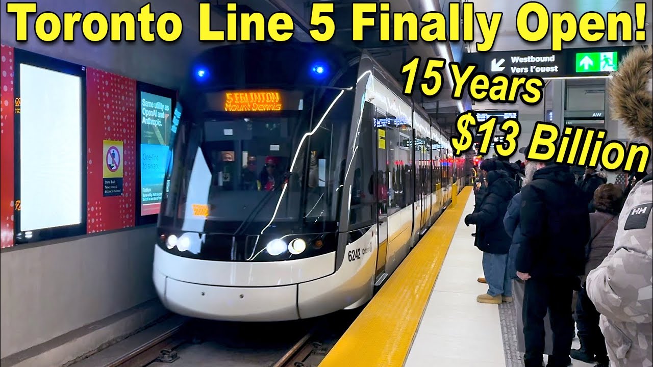Eglinton Crosstown LRT Opening Day | Toronto's New Light Rail Transit
