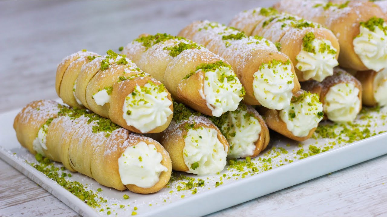 Afghanische Cream Rolls - Sahnehörnchen - Schillerlocken I Ramadan mit CookBakery