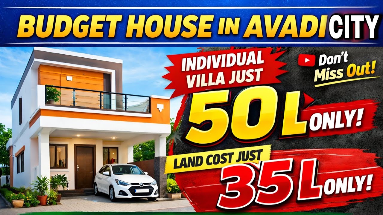 House for sale in Avadi | 50 laks onwards | Plots for sale in Avadi | 10 schools All Shops nearby