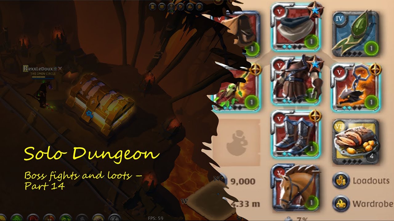 Albion Online without Premium // T6.2 Solo Dungeons//2.5 M Loots// Boss Fights and Loots // Part 14