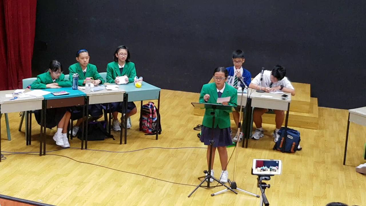 Raffles Girls Primary School in Semi finals @ RI debate