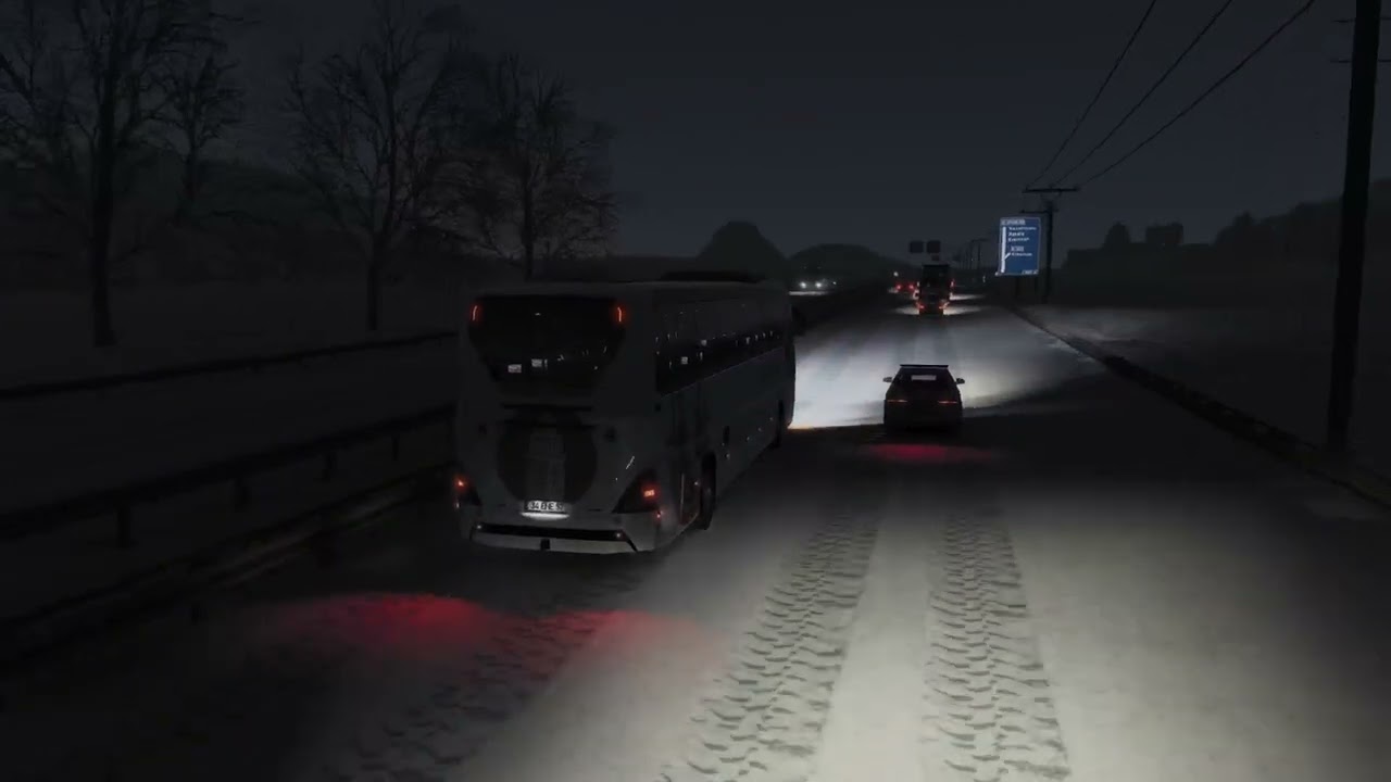 Karlı Gecede Uzun Yol | Kars – Elazığ | MAN Neoplan | ETS2