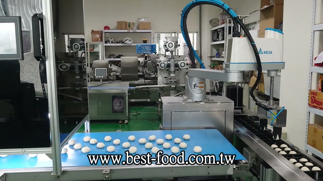 大量重複單一動作機械手臂搞定    抓麻糬落入盒、放抓餅到壓膜機樣樣行
