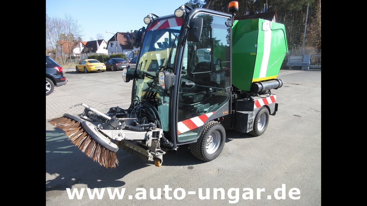 Holder X40 / X45 Baujahr 2017 Knicklenkung Kehraufbau 4x4 Kommunalhydraulik www.auto-ungar.de