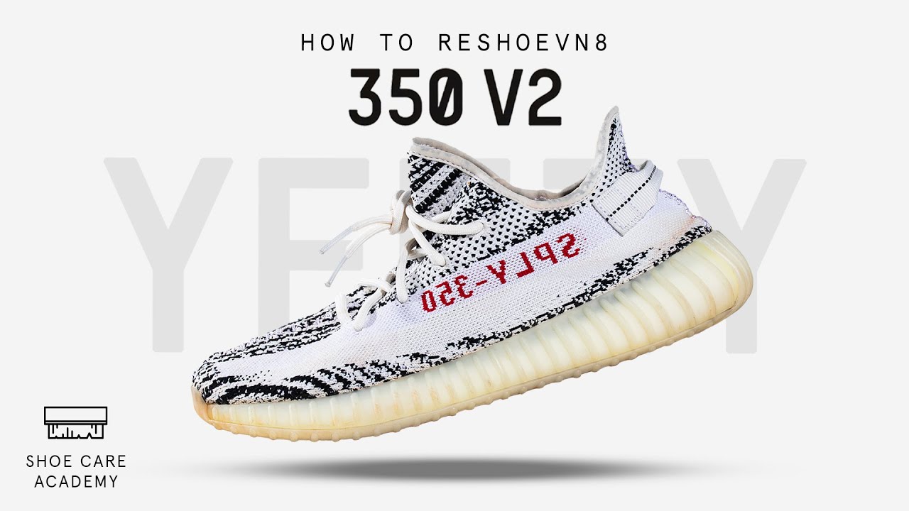 How To Clean Yeezy 350 V2 Zebra With Reshoevn8r