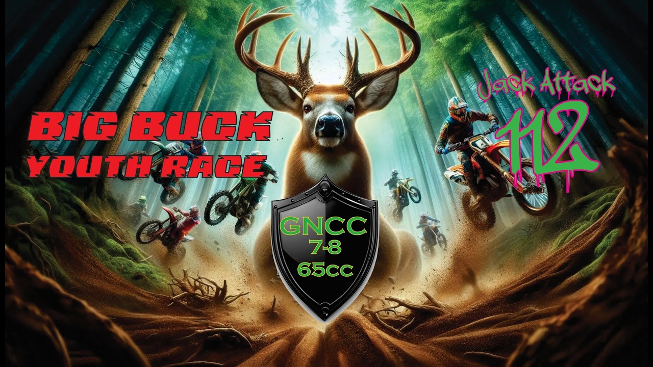 GNCC Big Buck Round 1 | Jack Attack 112 Takes On 65cc (7-8) Class – P7 Finish! 🏁🔥