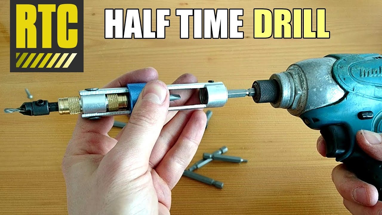 Half Time Drill and Screwdriver Bits Set for Electrical Drilling Tools
