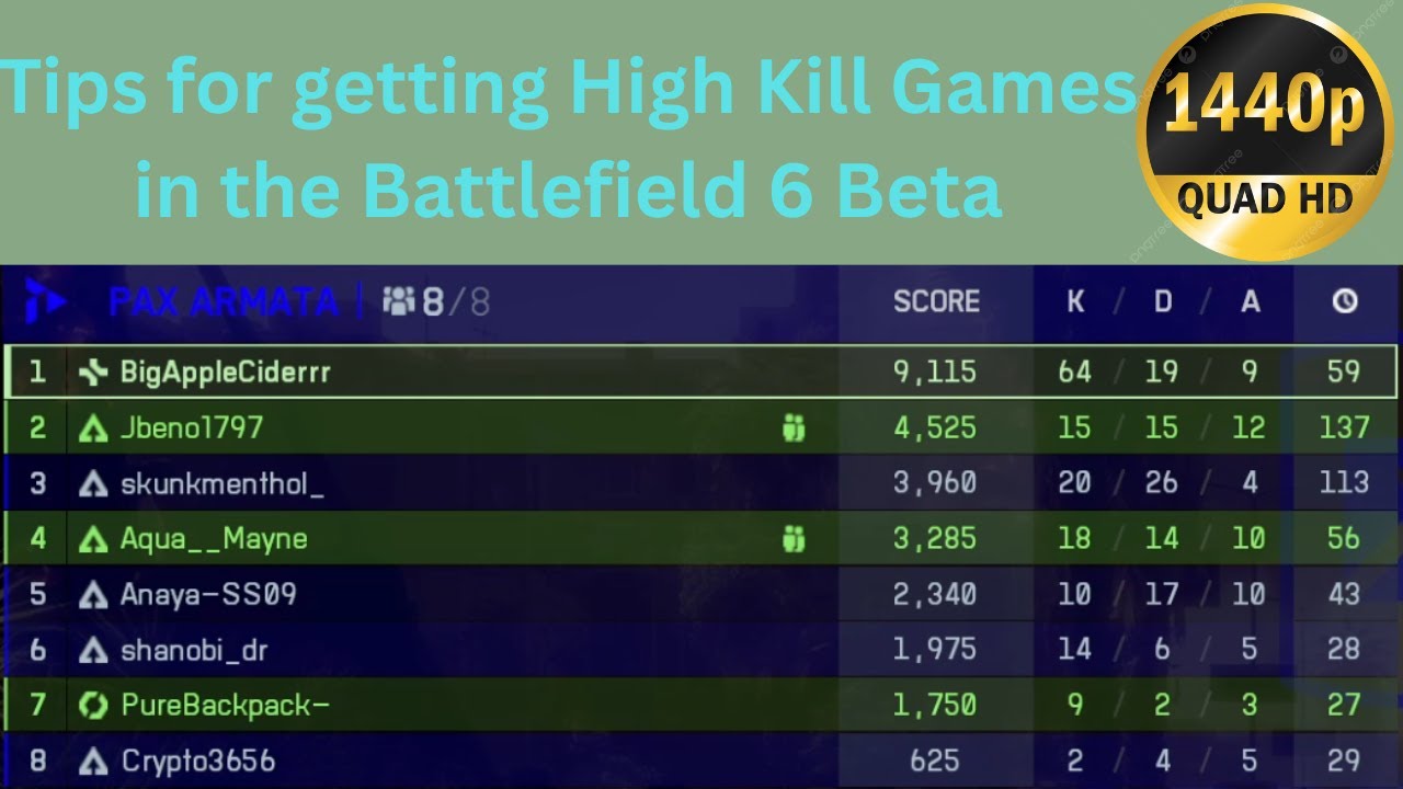How to drop High Kill Games on Battlefield 6. King of the Hill Gameplay. 64 Kills
