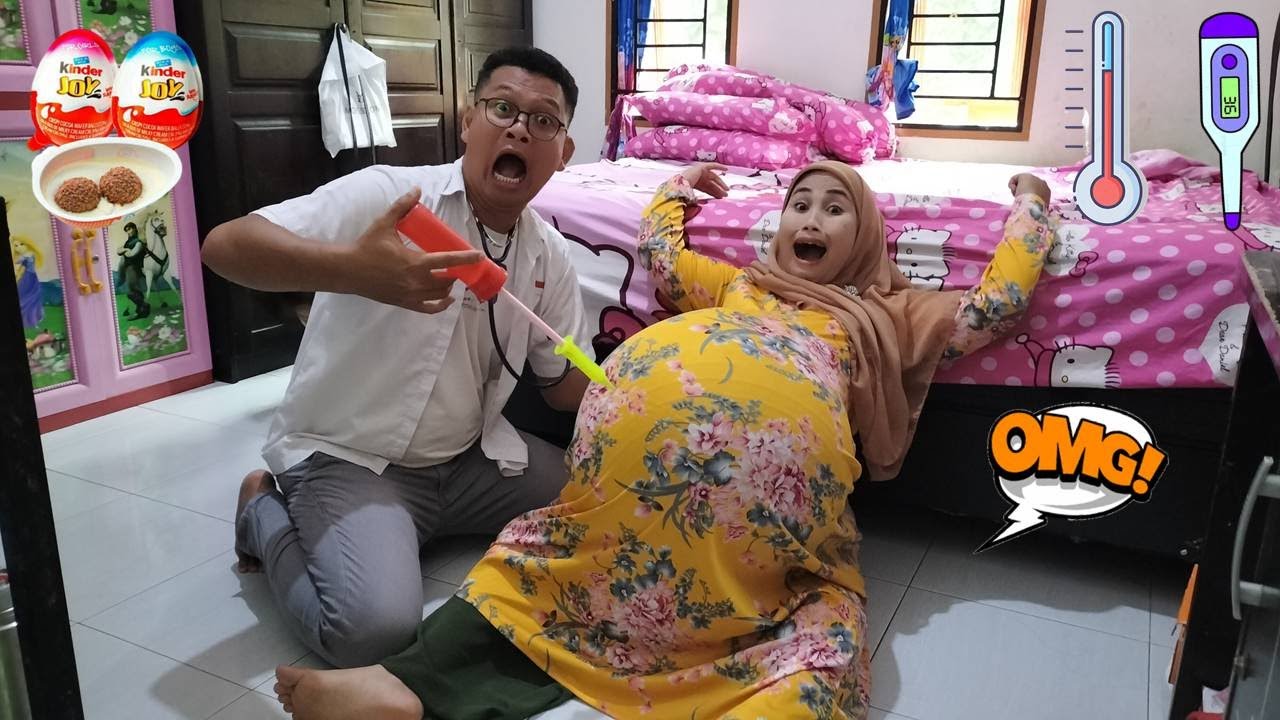 Drama Lucu 💢 😱 Ibu Hamil Melahirkan Terkunci Di Dalam Kamar