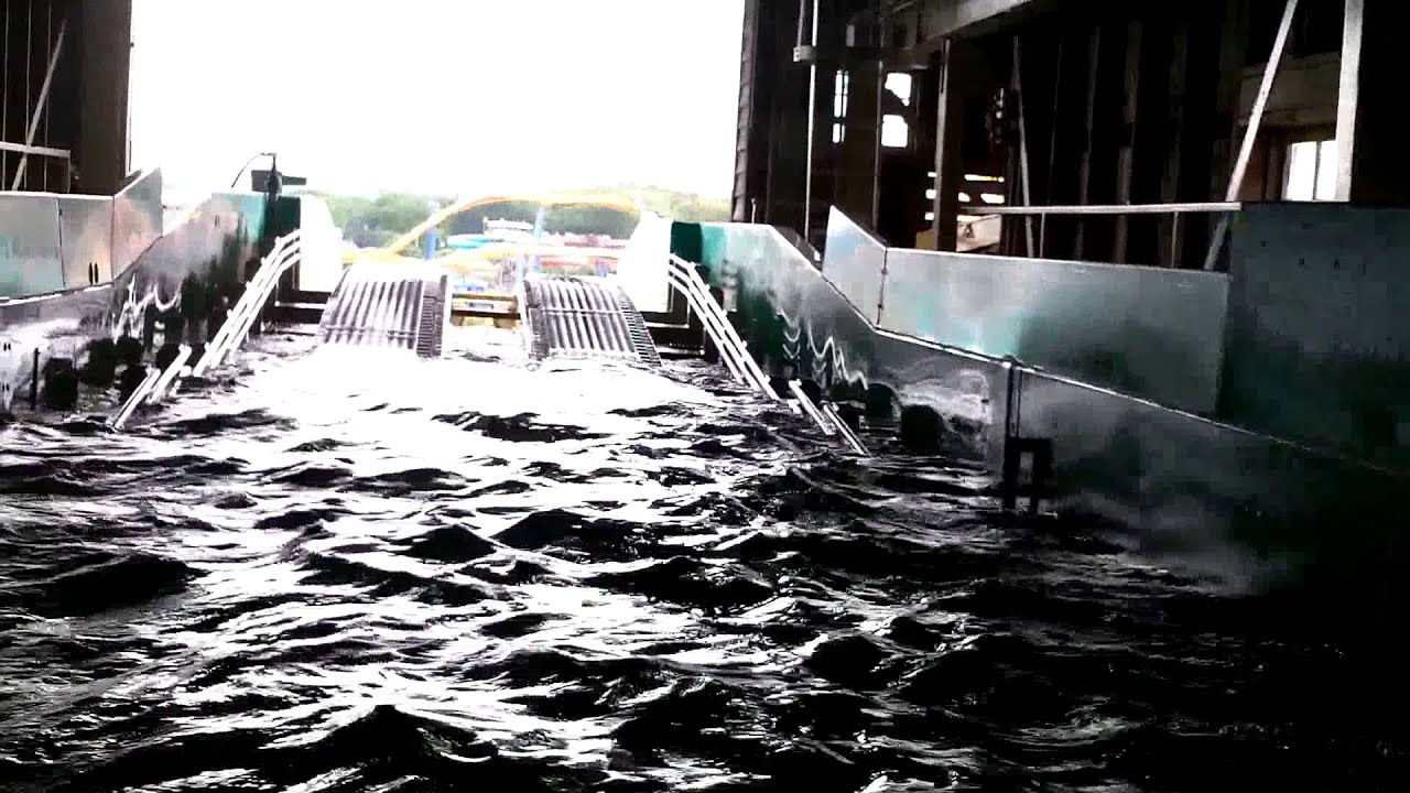 Drenched at Dorney on White Water Landing