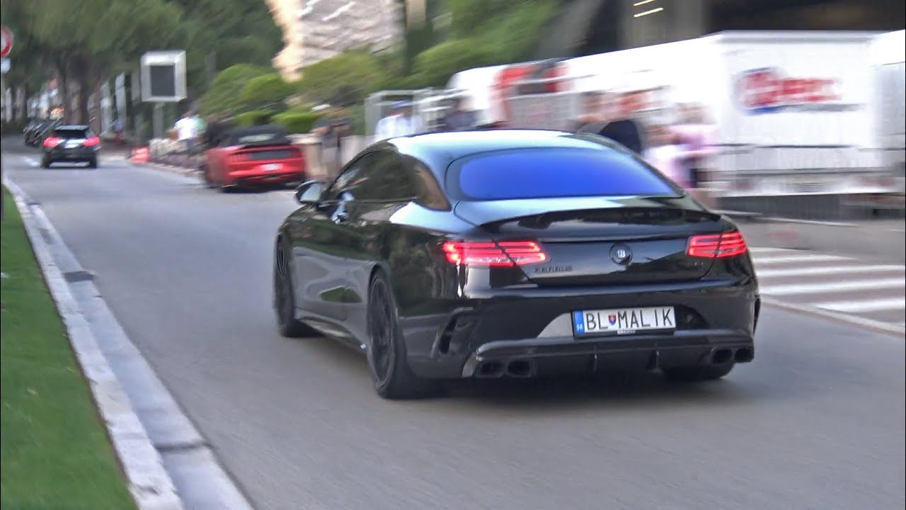 BRABUS 850 6.0 BiTurbo V8 S63 AMG COUPE - BRUTAL EXHAUST SOUNDS!