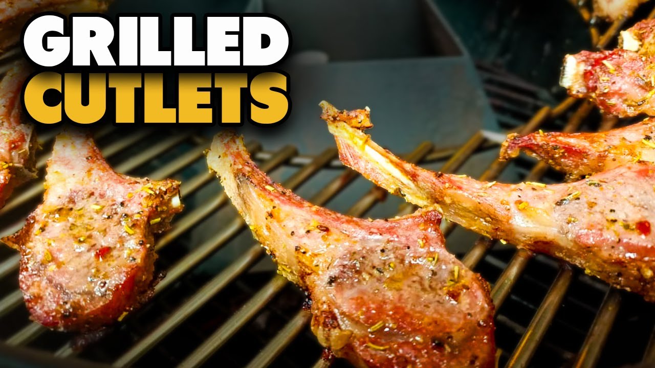 The Best Lamb Cutlets Grilled on a Weber Kettle by Schueys BBQ