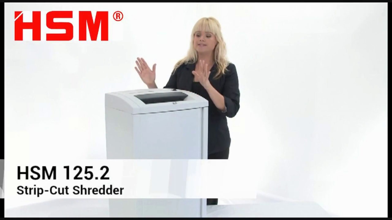 HSM of America 1272 Classic 125.2 Strip-Cut Shredder