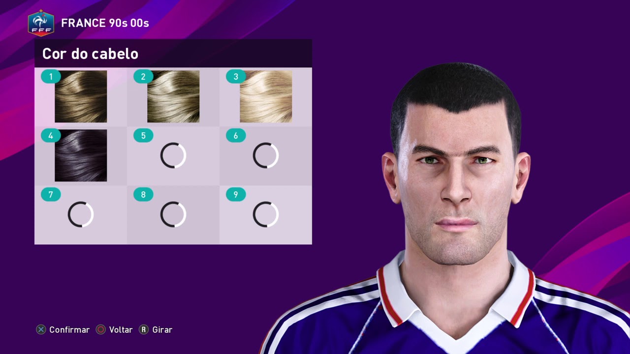 ZINEDINE ZIDANE - FACE BUILD - PES 2020