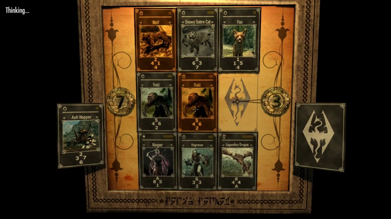 Triple Triad Skyrim Mod Preview