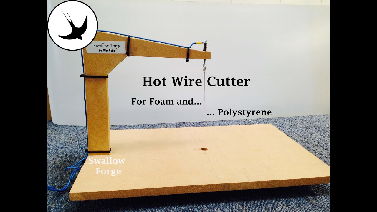 How to make a Hot Wire Cutter for foam or polystyrene- styro slicer - cosplay, lost foam casting etc