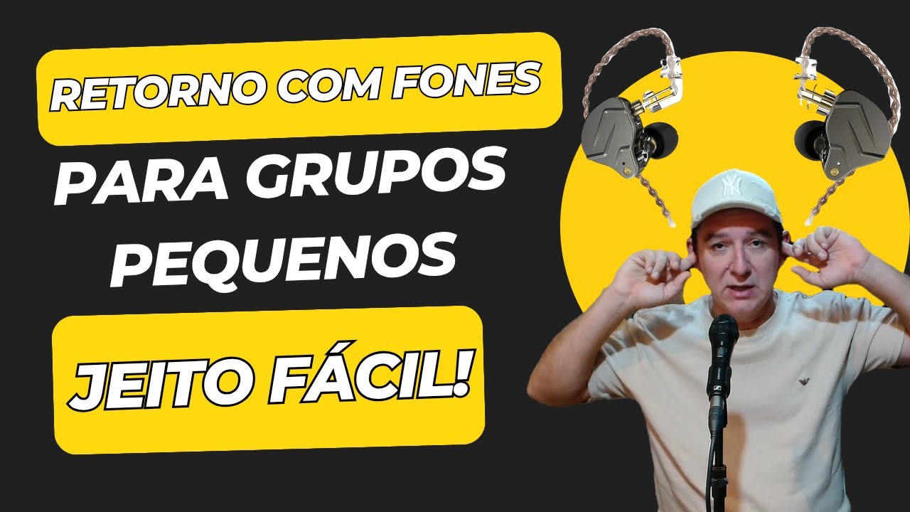 COMO FAZER RETORNO DE PALCO COM FONES PARA GRUPOS DE ATÉ 5 PESSOAS