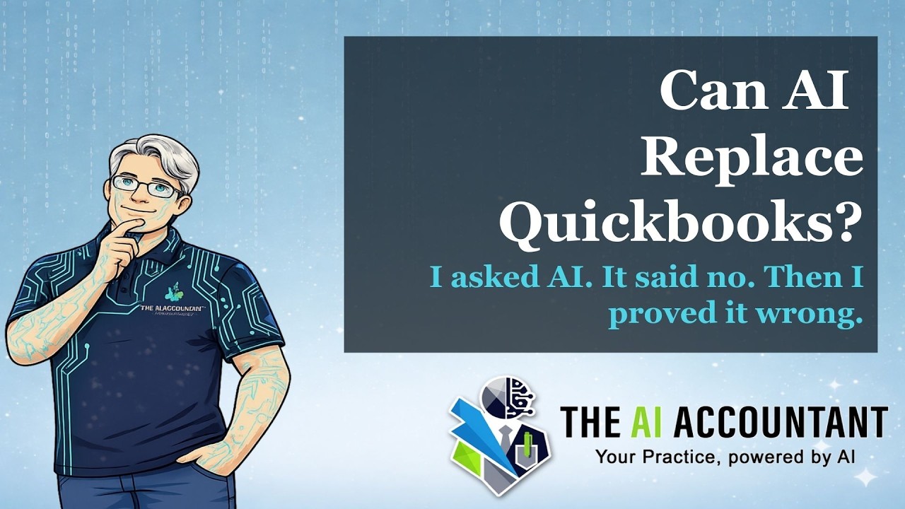 I asked AI if it could replace QuickBooks  It said no  Then I proved it wrong — using AI