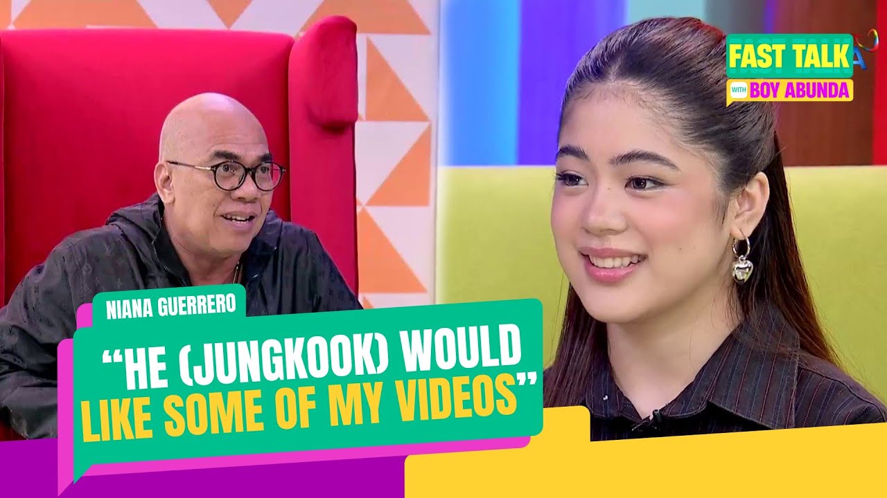 Быстрый разговор с Boy Abunda: Ниана Герреро, Чонгук из BTS подписался на неё в TikTok! (Полный э...